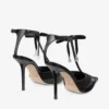 Afia Mesh 100 Black Spazzolato and Ruched Tulle Pumps