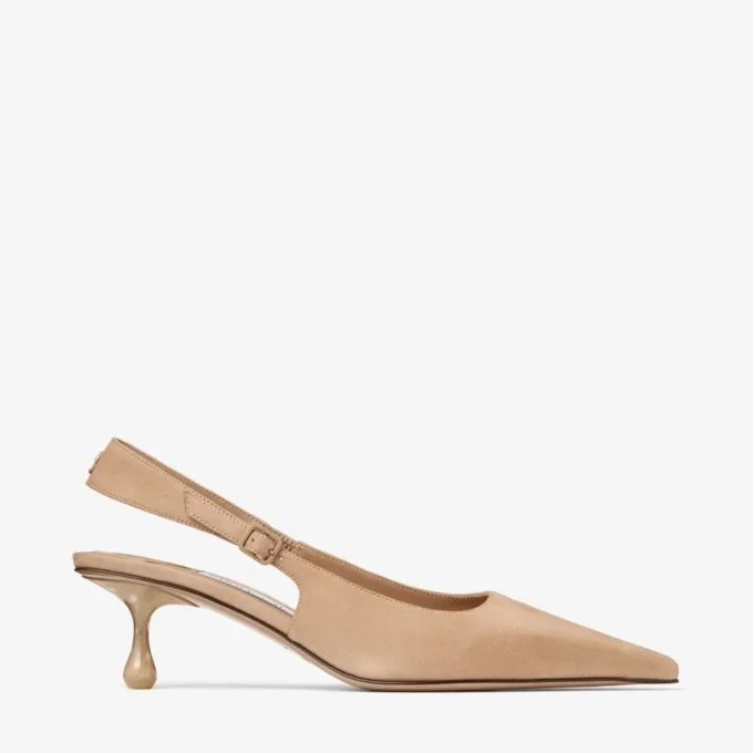 Amel 50 Chai Suede Slingbacks