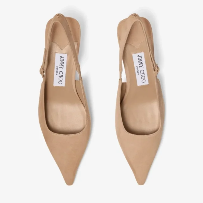 Amel 50 Chai Suede Slingbacks