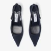 Amel 50 Marine Suede Slingbacks