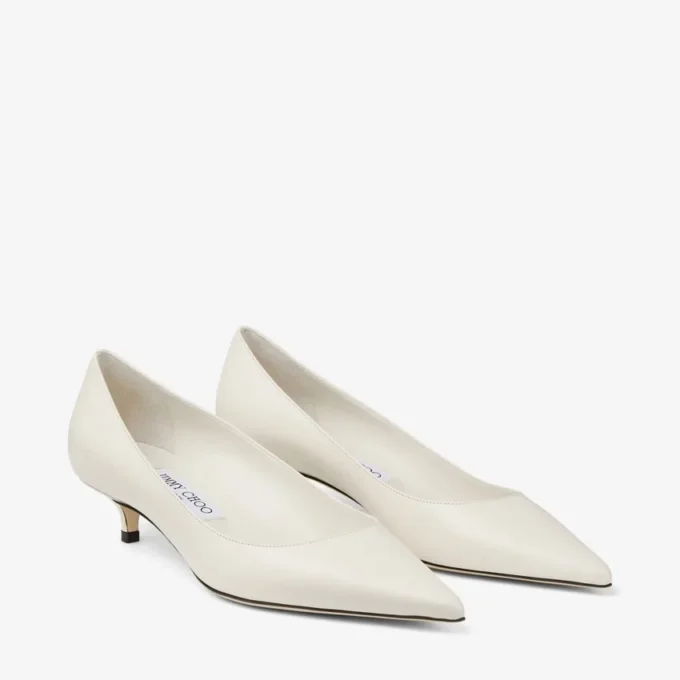 Amelia 35 Latte Calf Leather Pumps