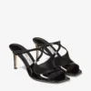 Anise 75 Black Patent Leather Mules