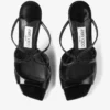Anise 75 Black Patent Leather Mules