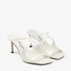 Anise 75 Latte Patent Leather Mules