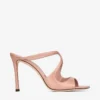 Anise 95 Ballet Pink Patent Leather Mules