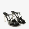 Anise 95 Black Patent Leather Mules