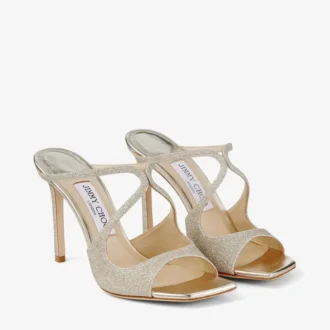 Anise 95 Platinum Ice Dusty Glitter Mules
