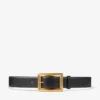 Arlie Black Calf Leather Belt