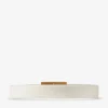 Arlie Latte Calf Leather Belt