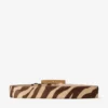 Arlie Natural Zebra Printed Pony Belt