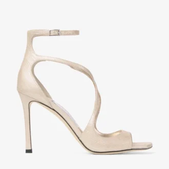 Azia 95 Gold Metallic Leather Sandals