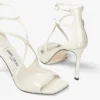 Azia 95 Latte Patent Leather Sandals