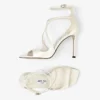 Azia 95 Latte Patent Leather Sandals