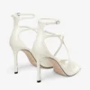 Azia 95 Latte Patent Leather Sandals