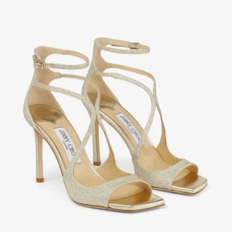 Azia 95 Platinum Ice Dusty Glitter Sandals