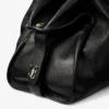 Bar Holdall Large Black Biker Leather Holdall Bag