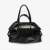 Bar Holdall Large Black Soft Grained Calf Skin Tote Bag with Textured Stars