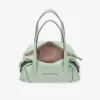 Bar Holdall Medium Verde Biker Leather Holdall Bag