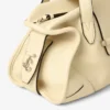 Bar Holdall Small Buttermilk Biker Leather Holdall Bag