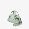 Bar Holdall Small Verde Biker Leather Holdall Bag