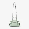 Bar Holdall Small Verde Biker Leather Holdall Bag