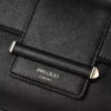 Bar Wallet with Chain Black Biker Leather Shoulder Bag