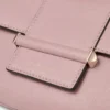 Bar Wallet with Chain Rose Biker Leather Wallet with Chain