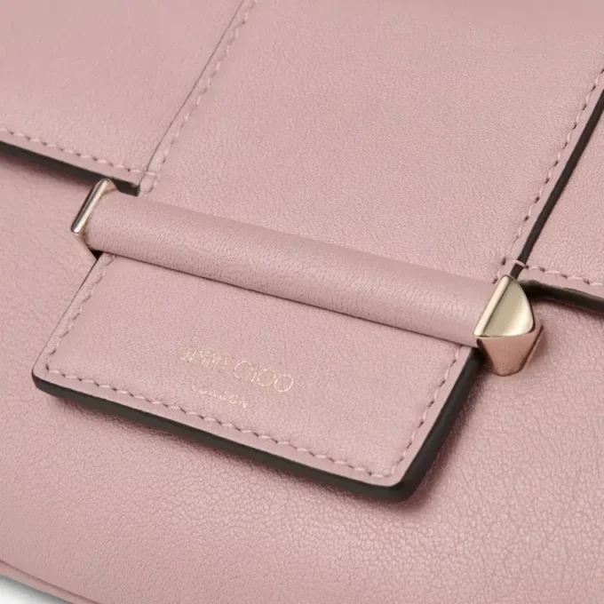 Bar Wallet with Chain Rose Biker Leather Wallet with Chain