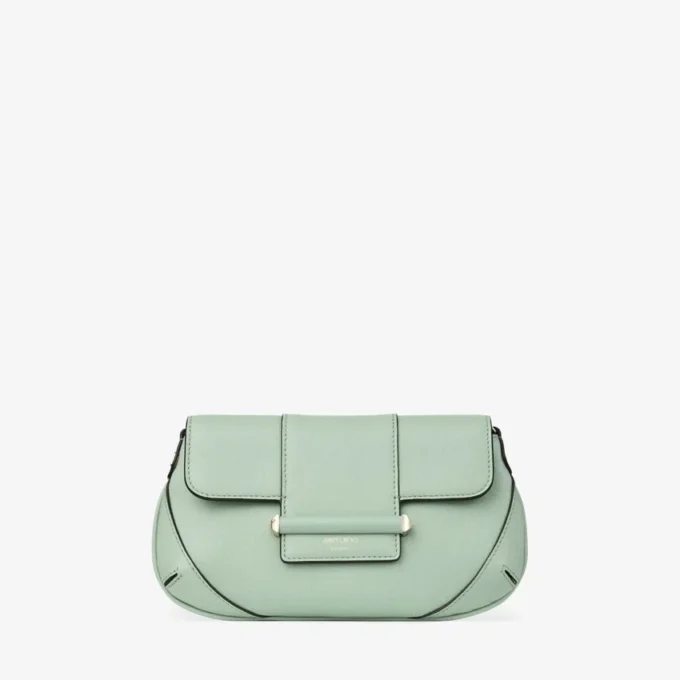 Bar Wallet with Chain Verde Biker Leather Wallet with Chain