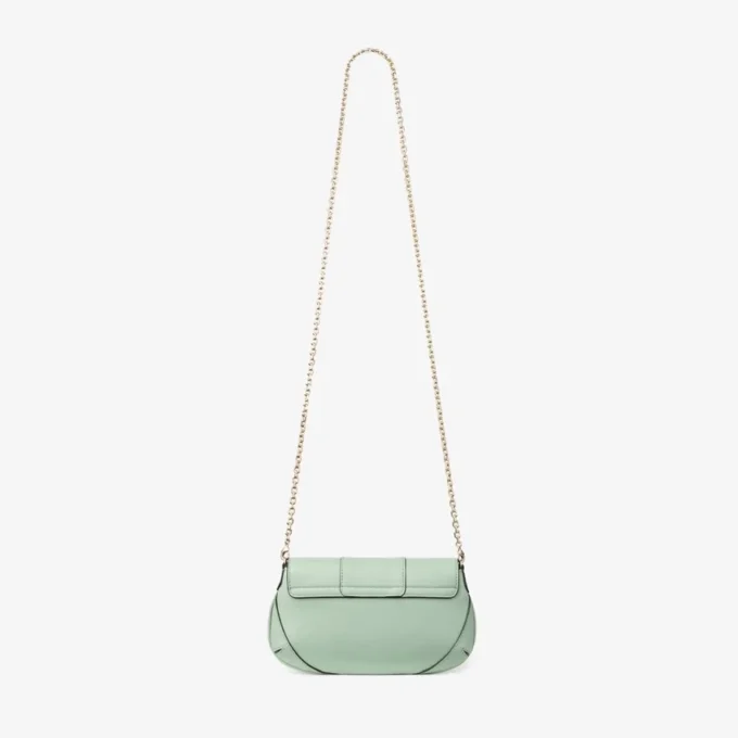 Bar Wallet with Chain Verde Biker Leather Wallet with Chain