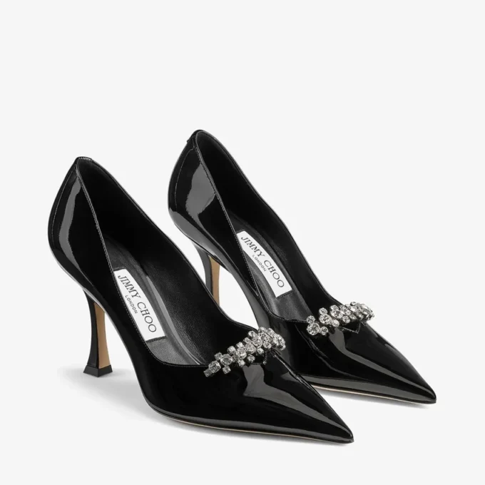 Belinda Pump 90 Black Patent Leather Pumps