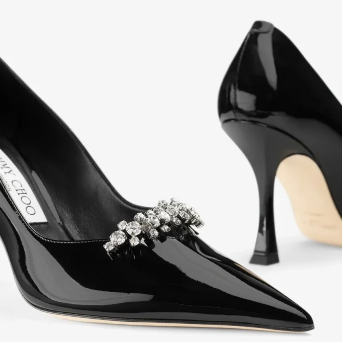 Belinda Pump 90 Black Patent Leather Pumps