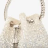 Bon Bon Ivory Satin Crystal Bag