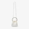 Bon Bon Ivory Satin Crystal Bag