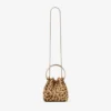Bon Bon Natural Leopard Print Pony Bag