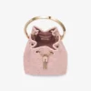 Bon Bon Rose Ostrich Leather Bag