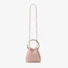 Bon Bon Rose Ostrich Leather Bag