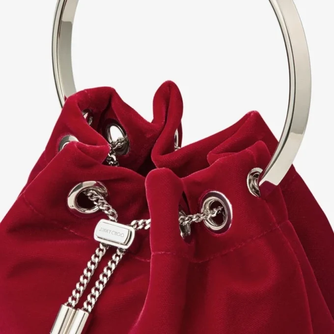 Bon Bon Ruby Red Velvet Bag