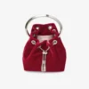 Bon Bon Ruby Red Velvet Bag