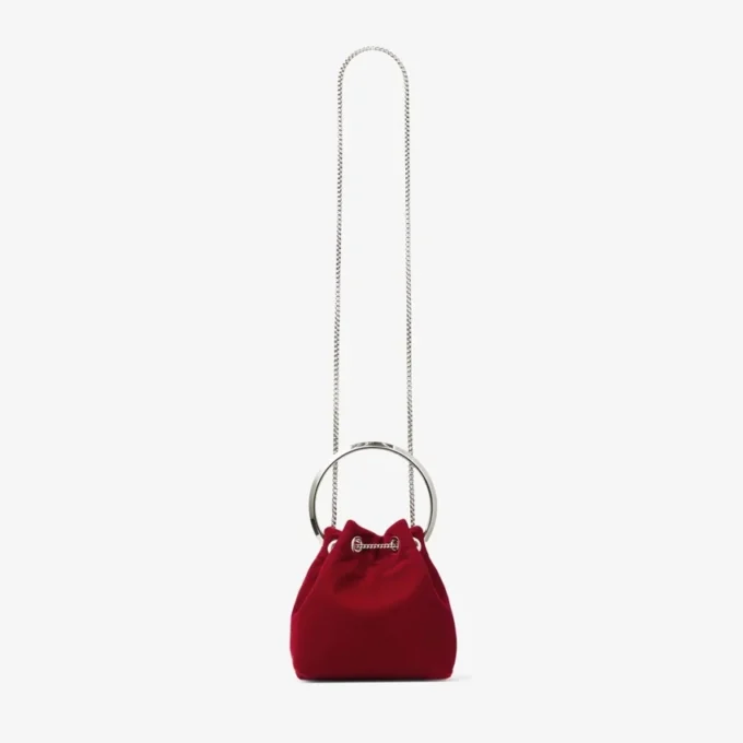 Bon Bon Ruby Red Velvet Bag
