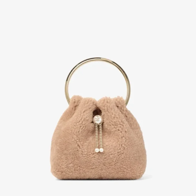 Bon Bon Toffee Bucket Bag with Metal Handle