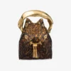 Bon Bon Transparent Tortoisehell Bucket Bag with Sculpted Handle