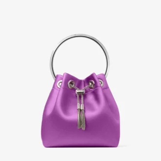 bon bon violet orchid satin handbag with metal bracelet 1 330x330 - Bon Bon Violet Orchid Satin Handbag with Metal Bracelet