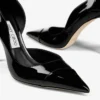 Brigitte 100 Black Patent Leather Pumps