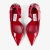 Brigitte 100 Ruby Red Patent Leather Pumps