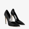 Brigitte 120 Black Satin Pumps