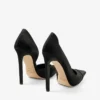 Brigitte 120 Black Satin Pumps