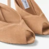 Brigitte Mule 100 Toffee Suede Mules