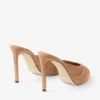 Brigitte Mule 100 Toffee Suede Mules