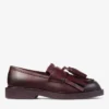 Buff Fringe Loafer Deep Merlot Waxed Calf Loafers